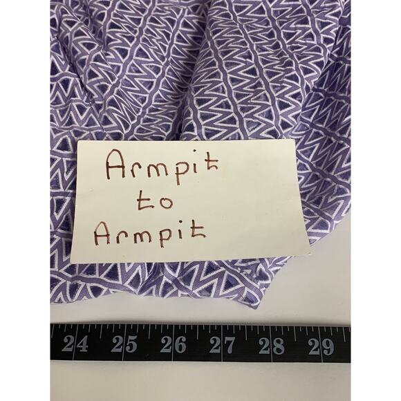 ALFRED DUNNER 2PC BLOUSE SZ 3X Sheer Lavender Pastel Feminine Cottagecore NWT - Picture 6 of 10